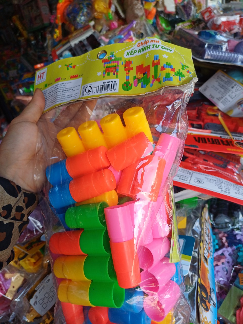 Đồ  chơi lắp ráp ống to thẳng