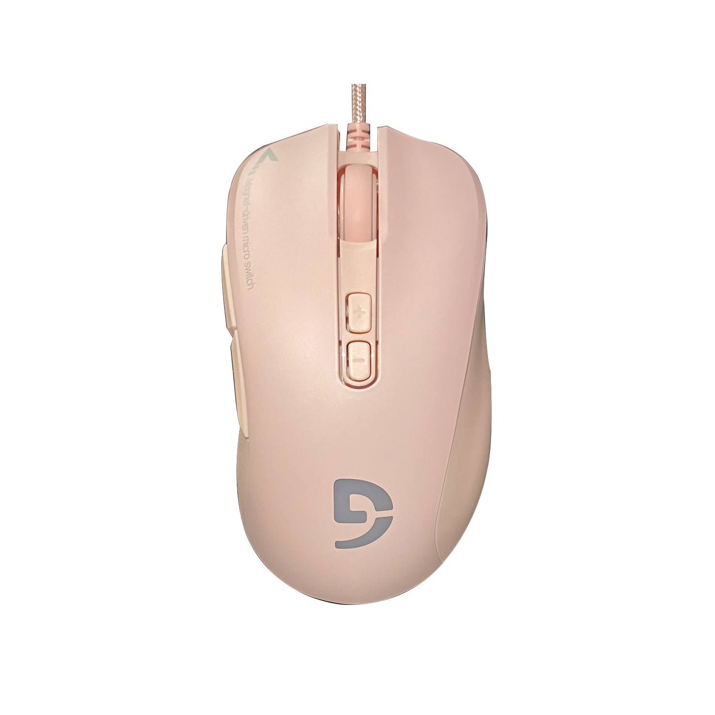 Chuột có dây game Fuhlen G90 pink - Hàng chính hãng.