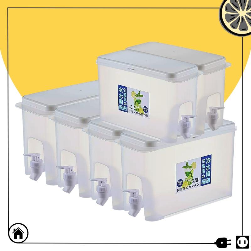 Bình nước có vòi, bình nước để trong tủ lạnh, dung tích 3,5L | Gia dụng KAM