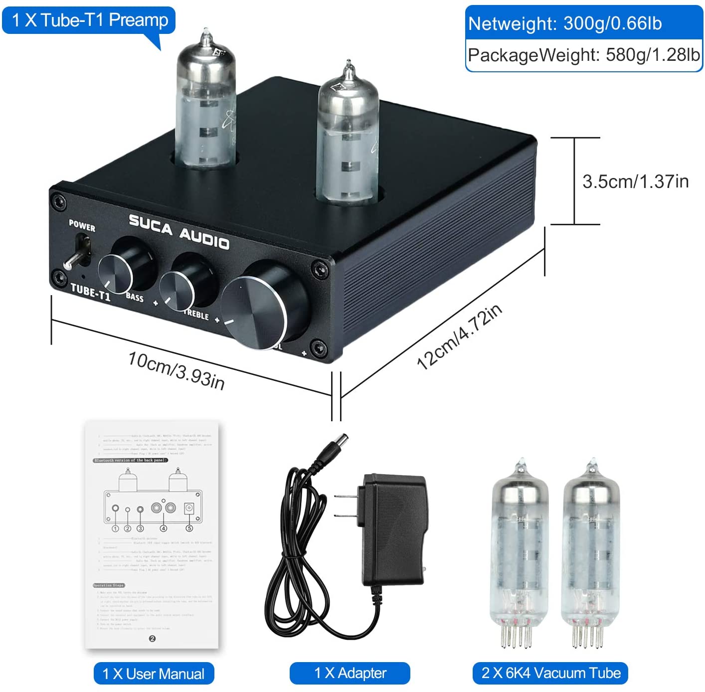 Suca Audio Tube-T1 - Pre đèn - Hàng chính hãng