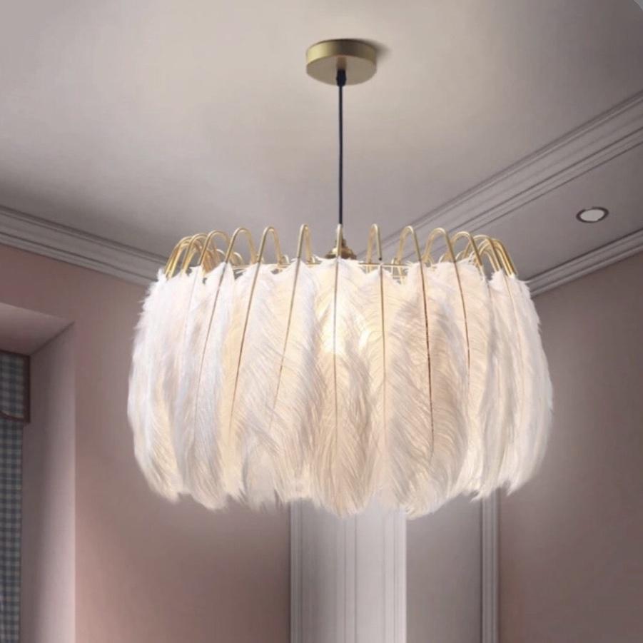 Đèn thả lông vũ hiện đại NTP-58