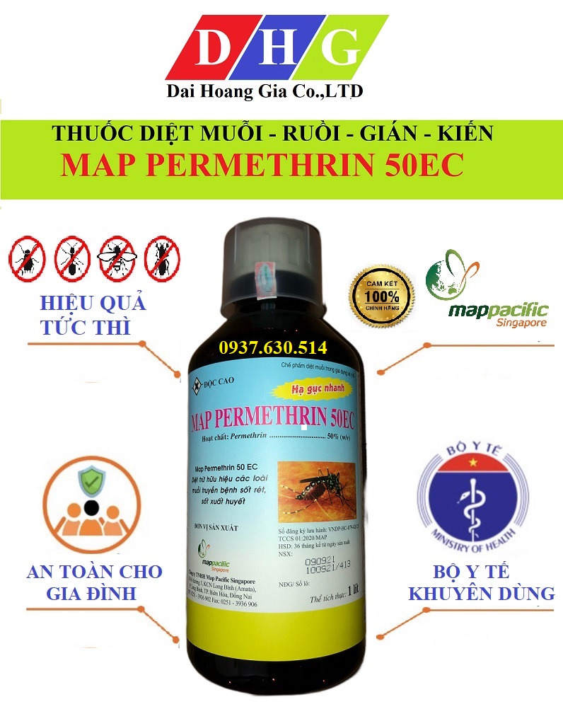 Thuốc diệt muỗi của Anh Quốc hiệu quả cao Permethrin 50 EC