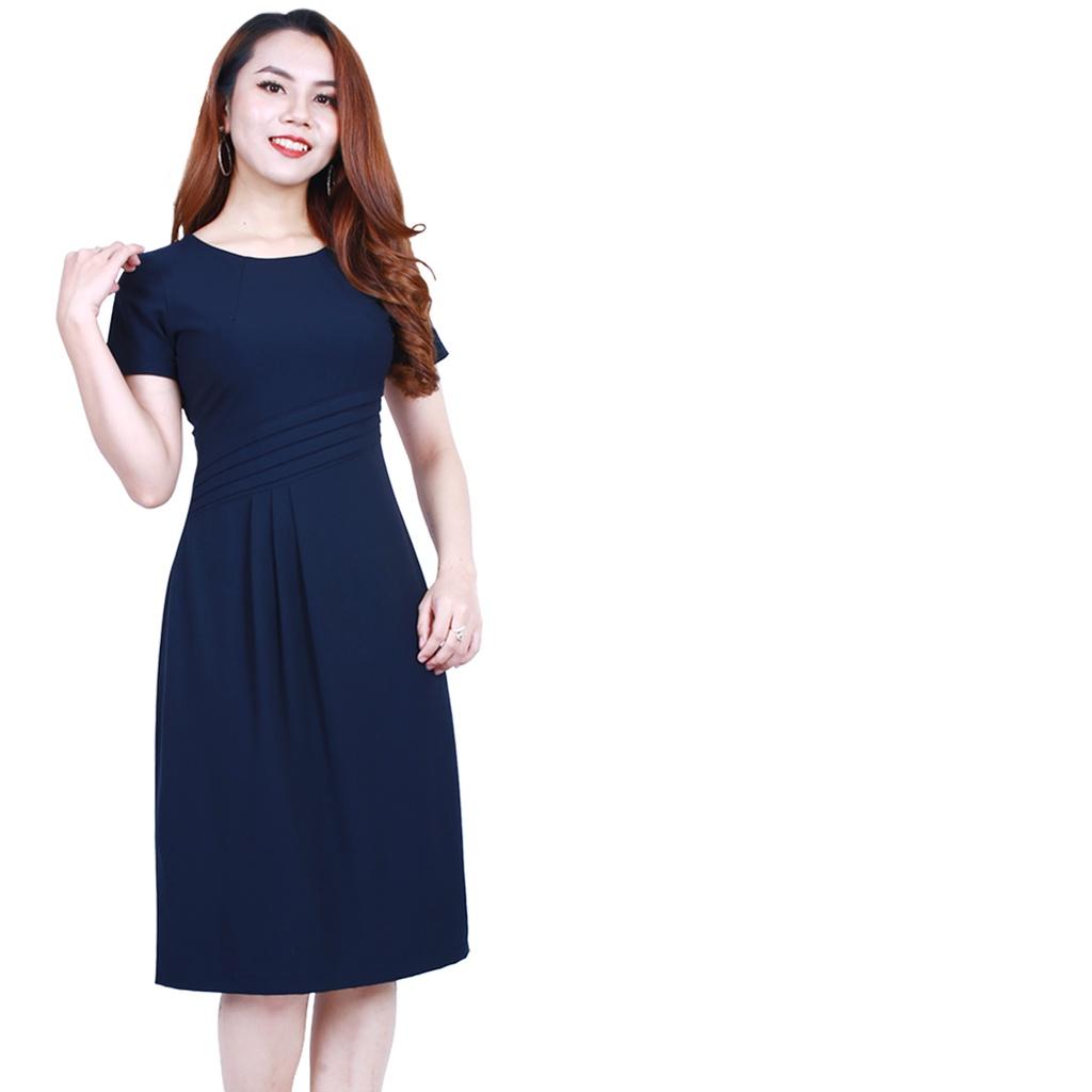 Đầm Suông Xếp Ly Gọn Dáng ThoiTrangXinh