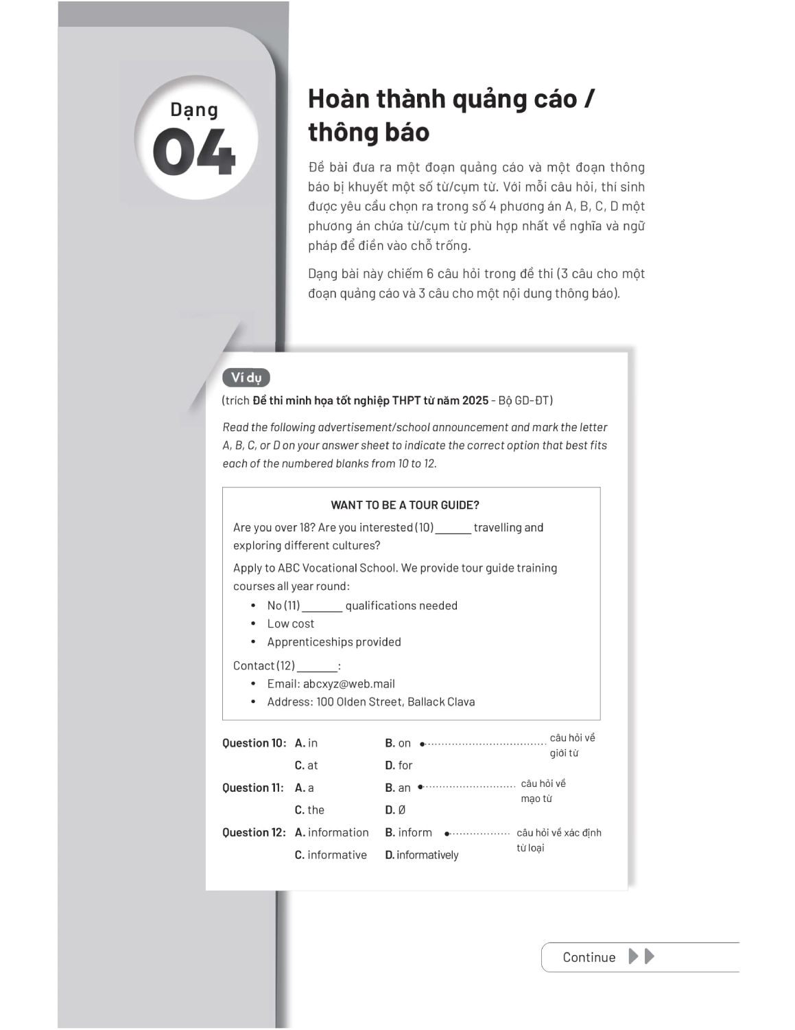 Bộ Đề Thi Thử Tốt Nghiệp THPT Môn Tiếng Anh - AL