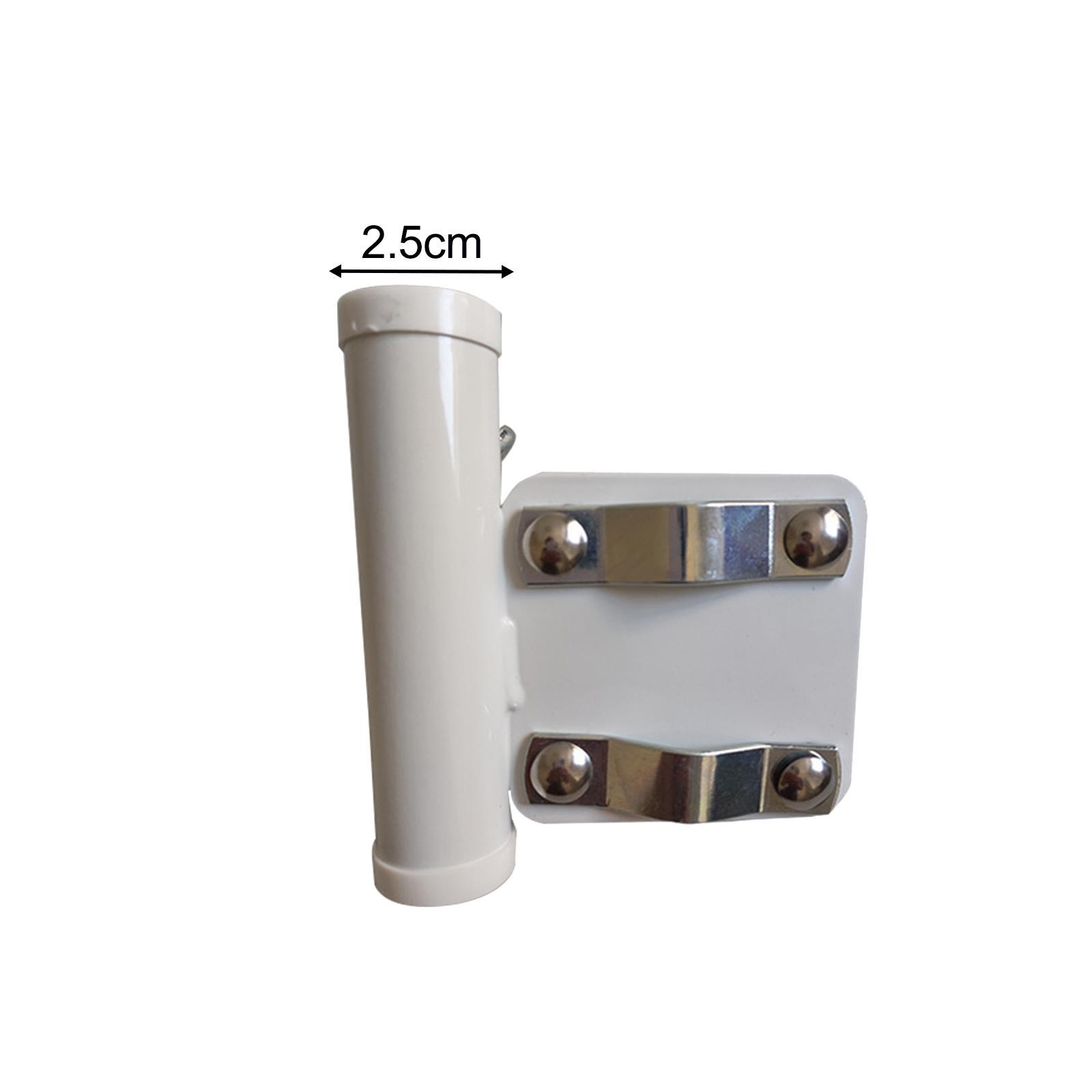 1 Piece Garden Umbrella Clamp Holder metal heavy duty umbrella Mount Clip Parasol Holder Sturdy Bracket Fixed Clip for Deck Railing Outdoor Fence
