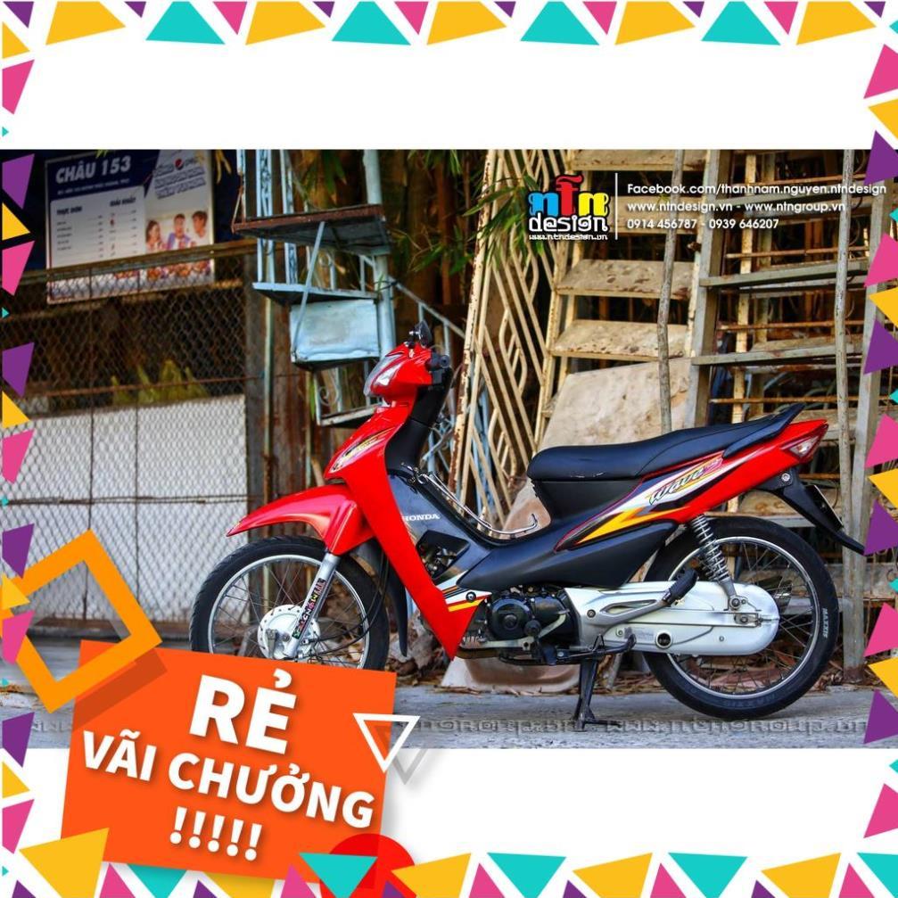 Tem Rời Wave 100 Mẫu Chữ S Đỏ Đen Vàng