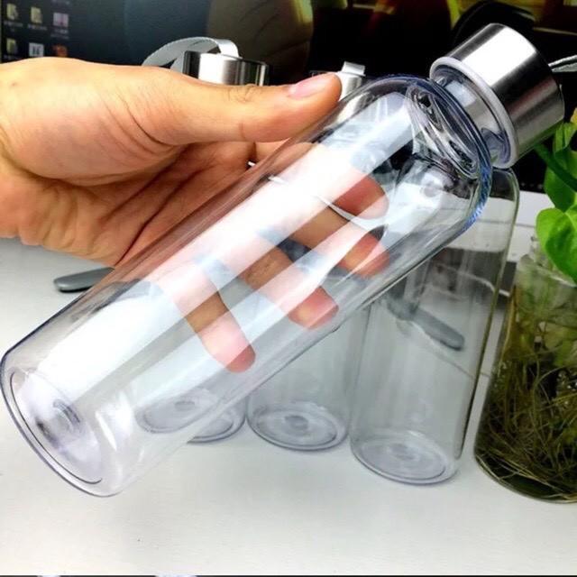 Bình thủy tinh trong suốt quay nhiều màu