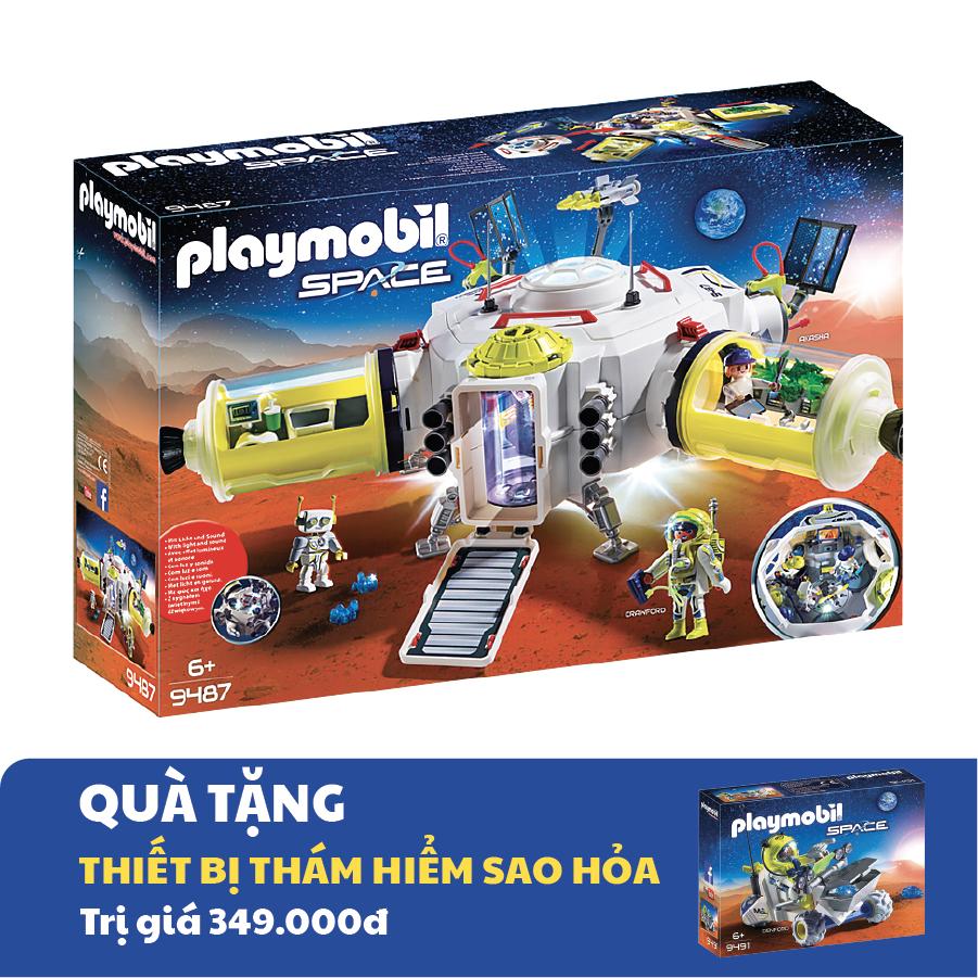 Đồ chơi mô hình TRẠM VŨ TRỤ SAO HỎA Playmobil