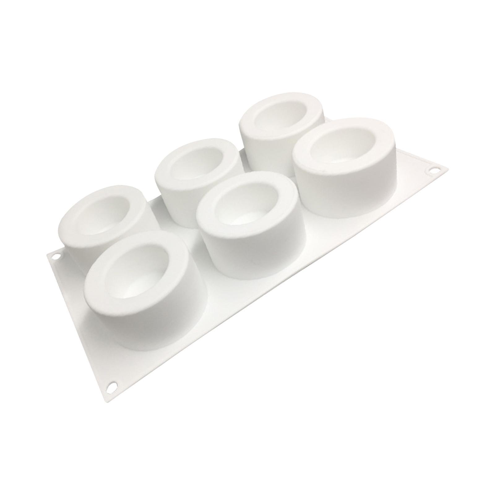Cake Silicone Pan DIY 6 Hole Cake Making Pan for Kids and Adults Family