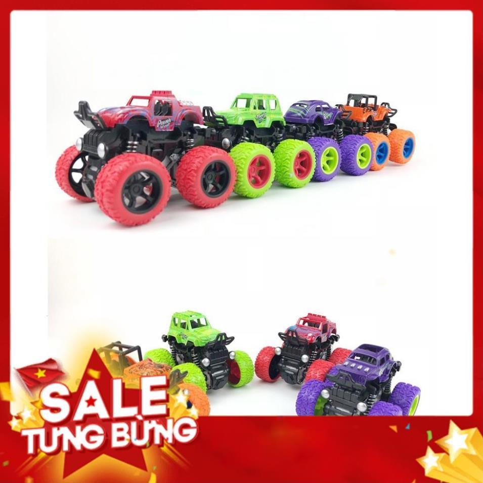 Xe đồ chơi ô tô quái xế baby bus, xe ô tô địa hình buggy,monster truck, cho bé học phân biệt màu sắc