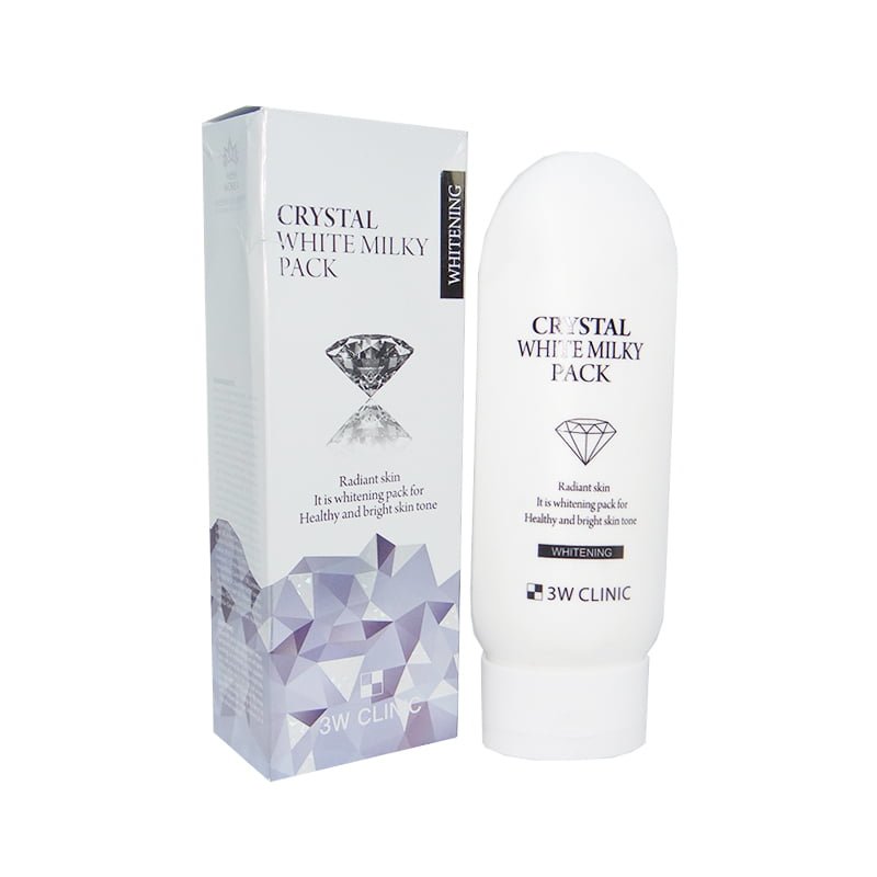 Kem kích trắng 3W Clinic Crystal White Milky Pack