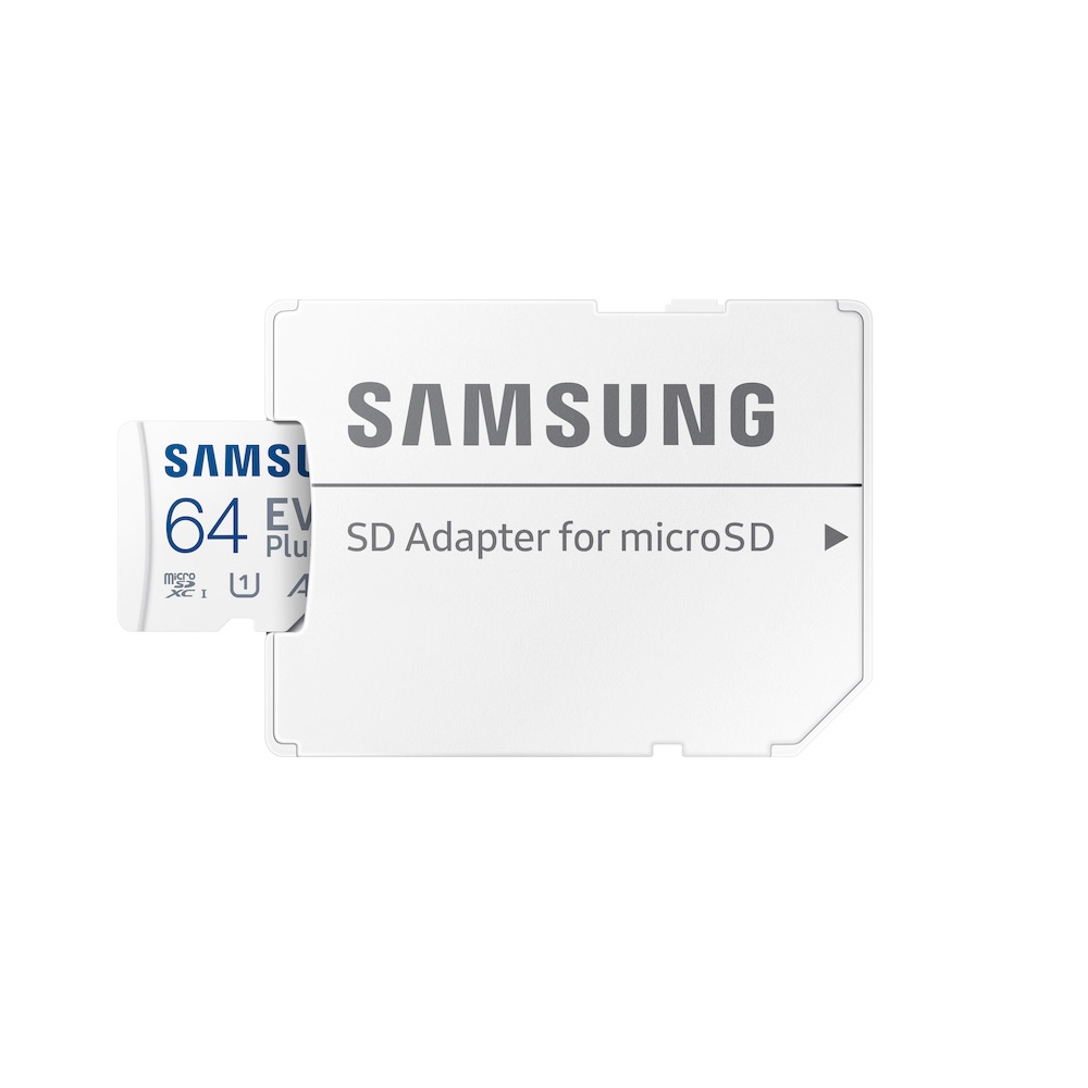 Thẻ nhớ microSDXC Samsung Evo Plus 64GB upto 130MB/s C10 U1 kèm Adapter (MB-MC64KA) - Hàng Chính Hãng