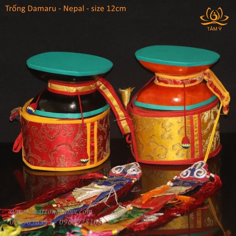 Trống Damaru Thủ Công Nepal