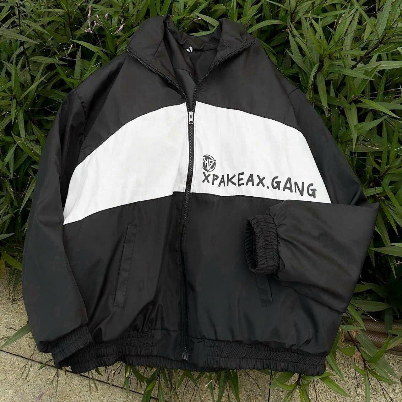 Áo Khoác Dù Nam Nữ Có 2 Lớp Vải Gió Mặc Mát Mẻ Logo In Chữ XPAKEAX.GANG HTM FASHION