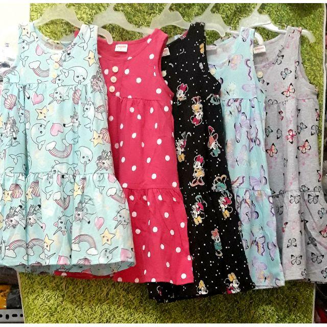 Váy maxi vải xuất cho bé size đại 17-38kg