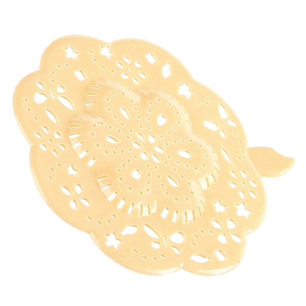 2xKitchen Sink Food Waste Strainer Plug Drain Stopper Basket Filter Yellow