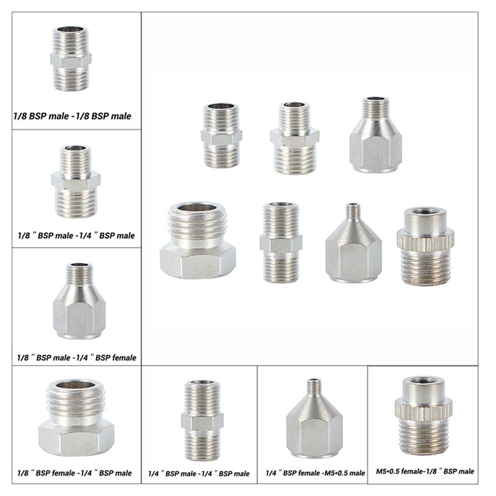 7 Pieces Airbrush Adapter Set Portable Durable Repair Tool Airbrush Fitting