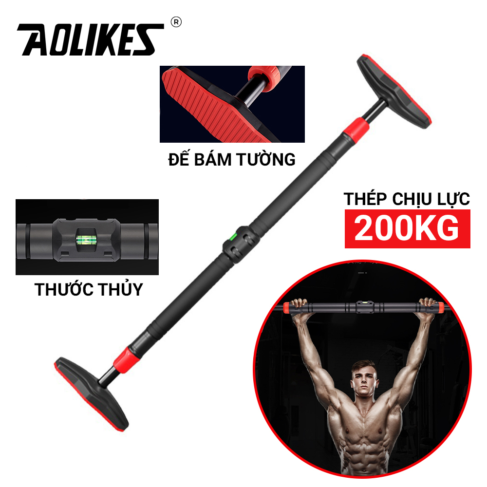 Xà đơn gắn cửa treo tường cao cấp AOLIKES A-SW213 pull up bar home gym