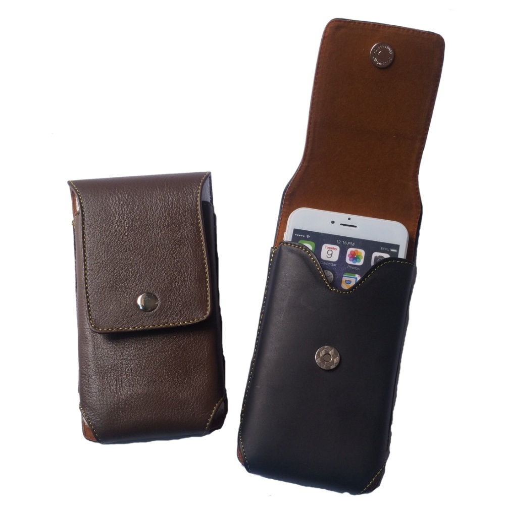 Túi đựng điện thoại SmileBox đeo hông chất liệu da bò nhiều size cho điện thoại