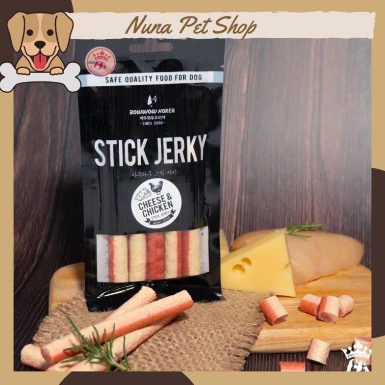 Bánh thưởng dạng que Bowwow Stick Jerky cho chó - Snack cao cấp cho thú cưng