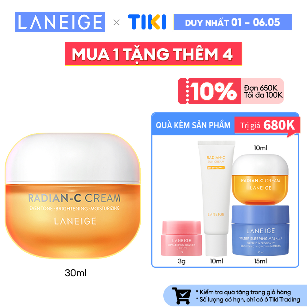 Kem Dưỡng Sáng Da Laneige Radian-C Cream 30ml