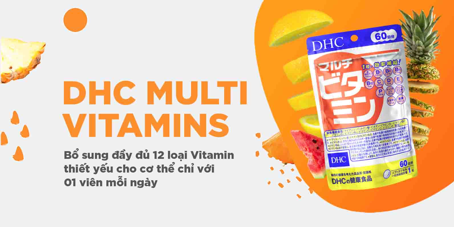Viên uống DHC Nhật Bản Multi Vitamin Tổng Hợp 90 ngày