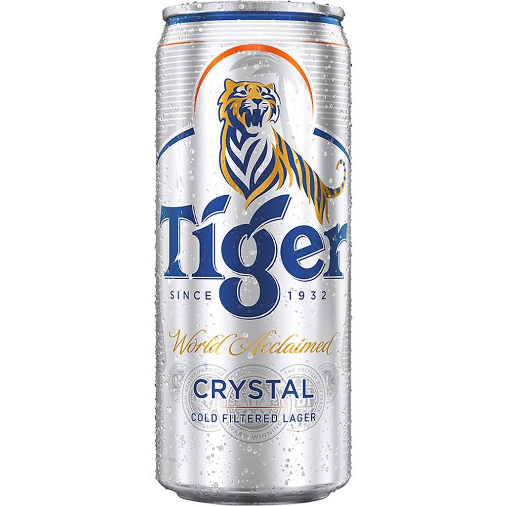 Bia Tiger Crystal Lon Cao 330ml - 24 lon