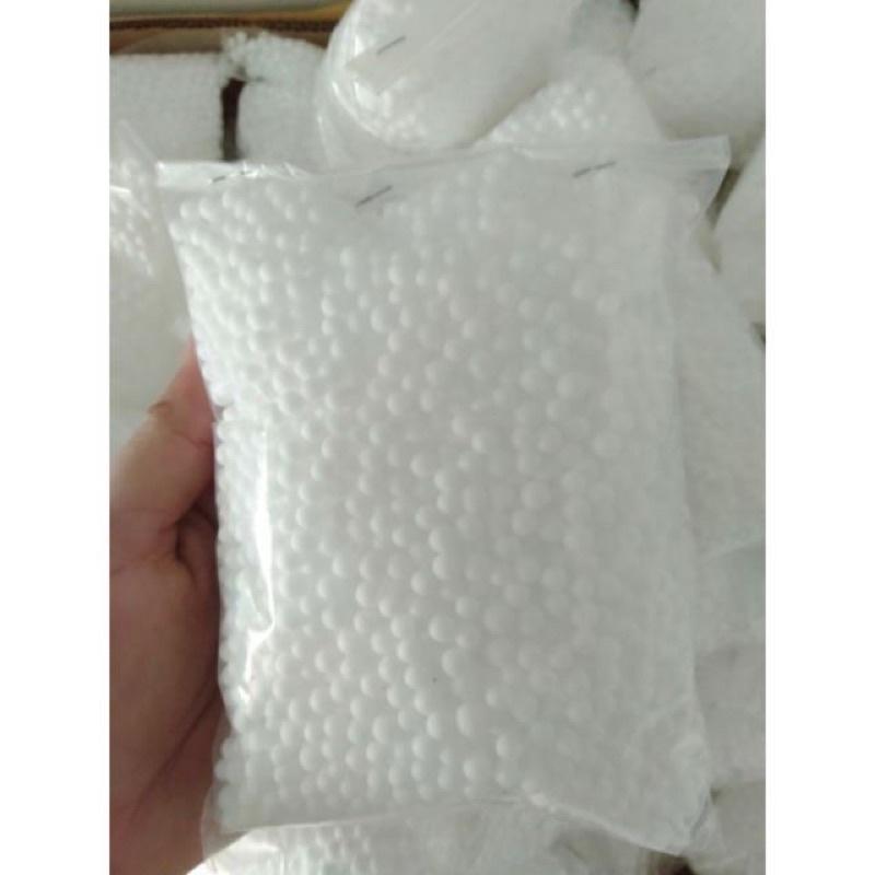 Hạt xốp trắng trang trí hộp quà, làm tuyết, hoặc cho vào gối lười