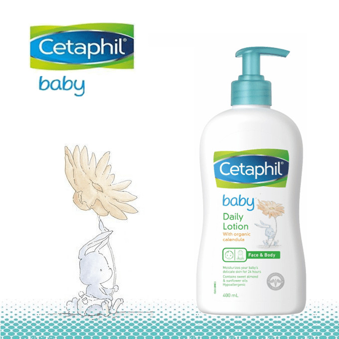 Cetaphil Baby Daily Lotion with Organic Calendula – Sữa dưỡng da Cetaphil cho bé ( 400ml )