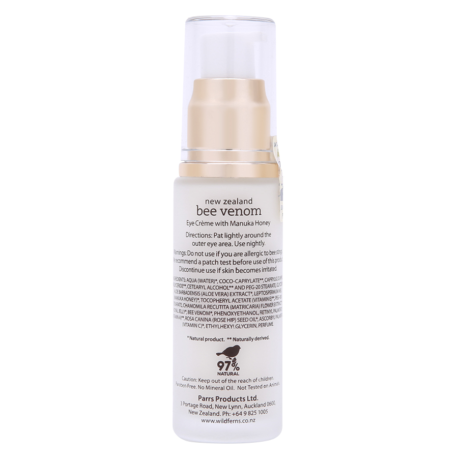 Kem Dưỡng Da Mắt  Wild Ferns Chiết Xuất Nọc Ong - Bee Venom (30ml)