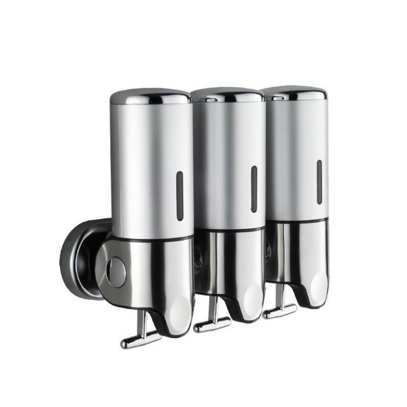 Bình lấy xà phòng tắm treo tường Hotel Lux Bathroom set box 3 bình