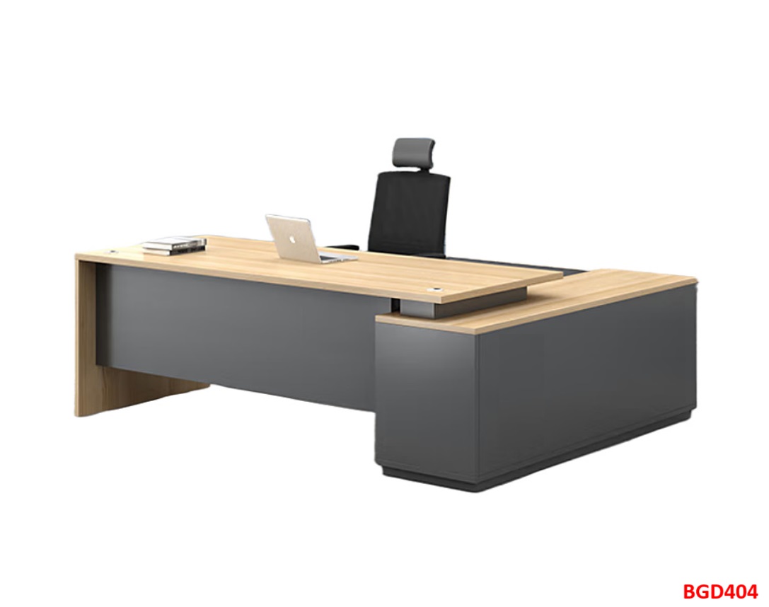 Bàn giám đốc gỗ MDF đơn giản , phong cách hiện đại BGD404 - NỘI THẤT LẮP RÁP VIENDONGADV