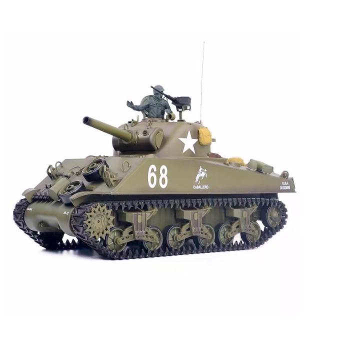 Xe tăng Henlong 1:16 Xe tăng điều khiển hạng nặng của Hoa kỳ M4A3 7.0