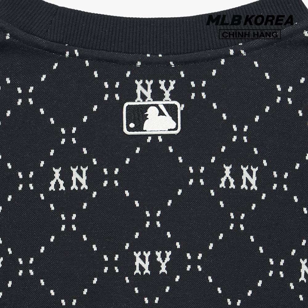 MLB - Áo sweatshirt unisex tay dài Dia Monogram 3AMTM0331-50BKS