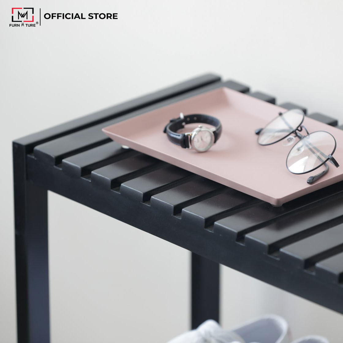 KỆ GIÀY GỖ ĐA NĂNG LẮP RÁP 2 TẦNG 800 - BENCH 2F 800