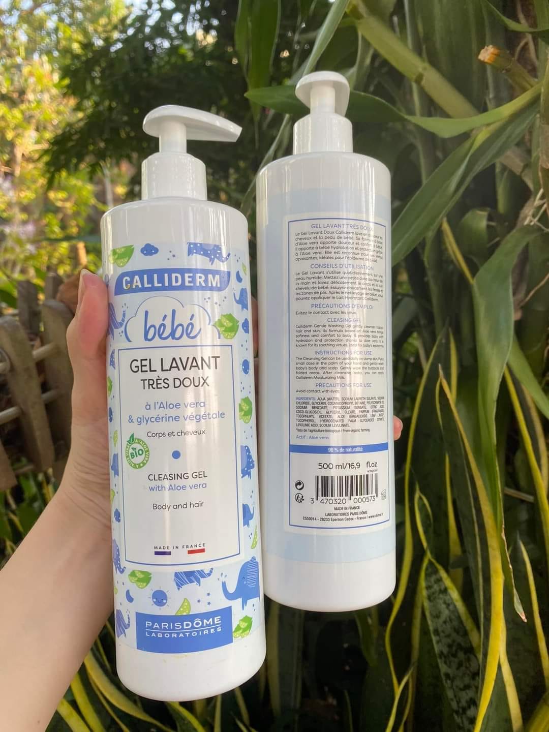 Sữa tắm gội Callidream chiết xuất nha đam 500ml (Gel)