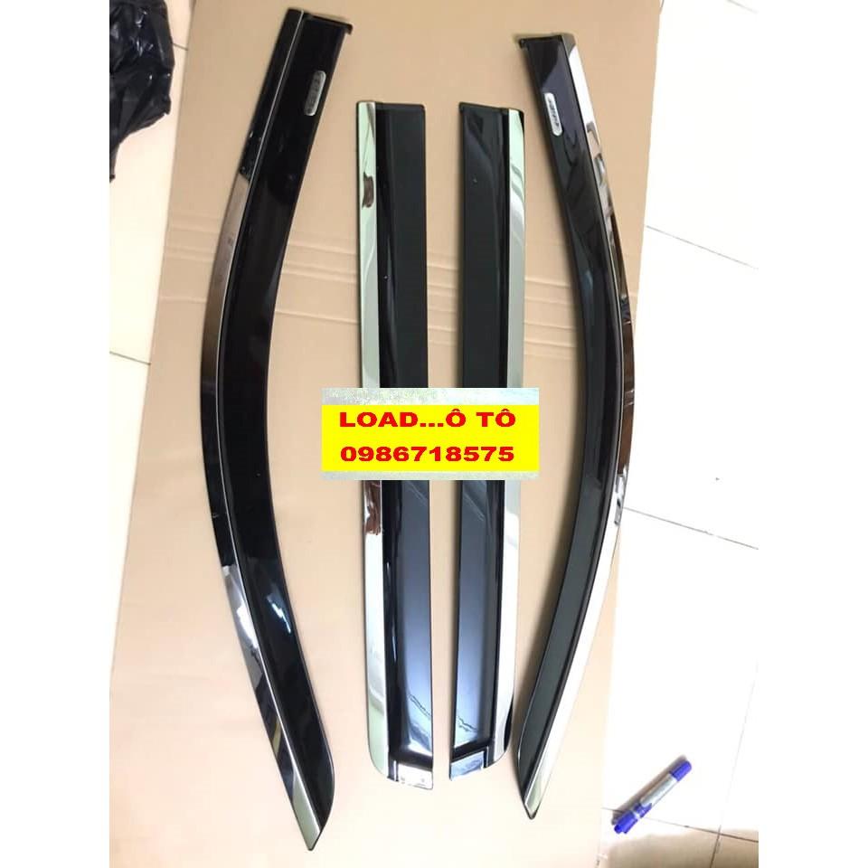 Vè Che Mưa Xe Nissan Terra 2022-2018 Mẫu Chỉ Inox Cao cấp, Trang Bị Sẵn Keo Dán 3M