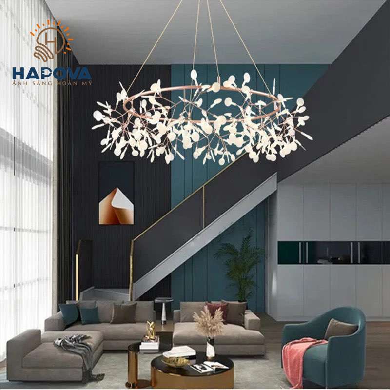 Đèn thả trần LED HAPOVA HERA (135 Bóng) DCH 6598