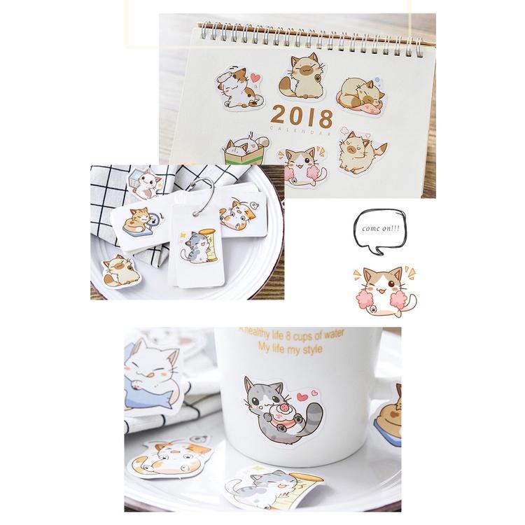 Stickers 45 miếng trang trí album ảnh, mũ bảo hiểm, cốc, quà tặng,.. (HÀNG LOẠI ĐẸP) nhiều phong cách lựa chọn