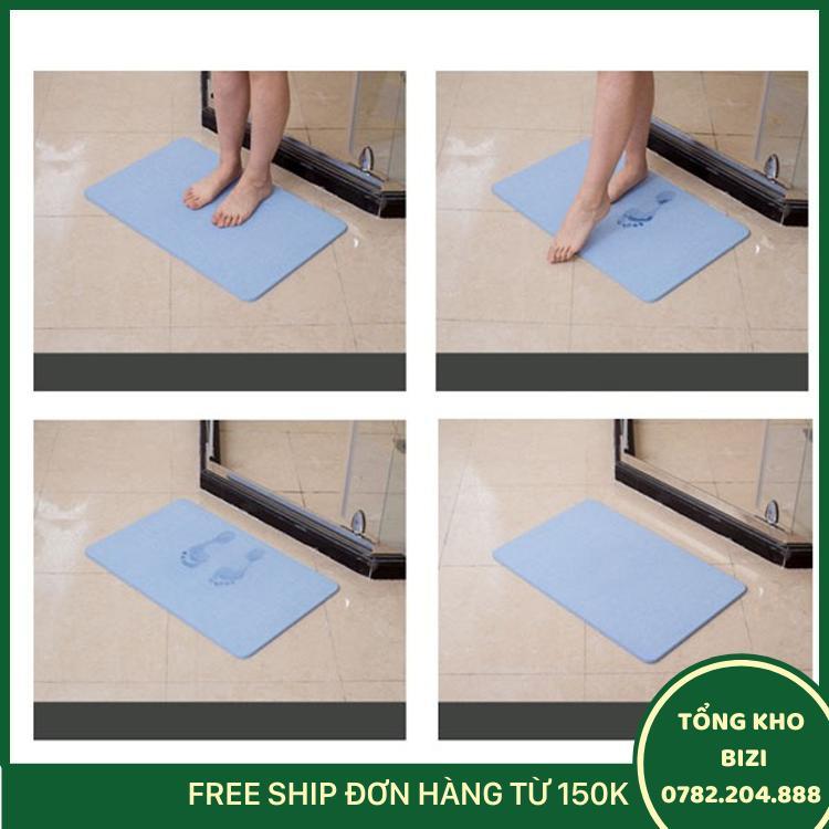 Thảm Đá Hút Nước Công Nghệ Nhật( Giao Màu Ngẫu Nhiên) - Free Ship Toàn Quốc