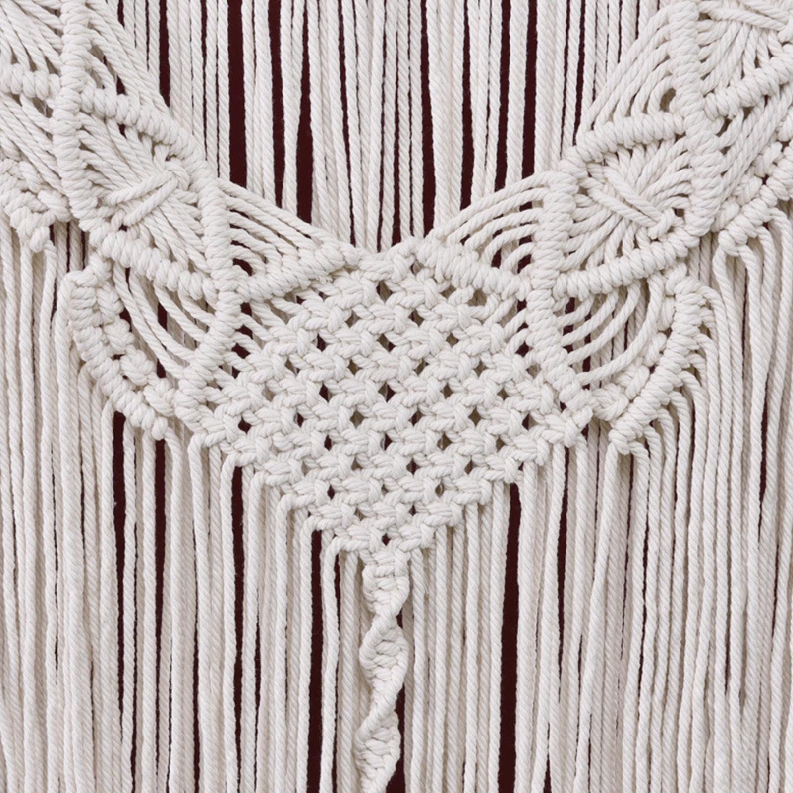 Thảm dệt Macrame treo tường trang trí phong cách Boho được làm bằng sợi bông cao cấp