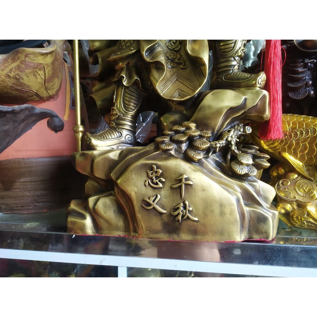 Tượng quan công vân trường bằng đồng thau cỡ siêu đại phong thủy Hồng Thắng