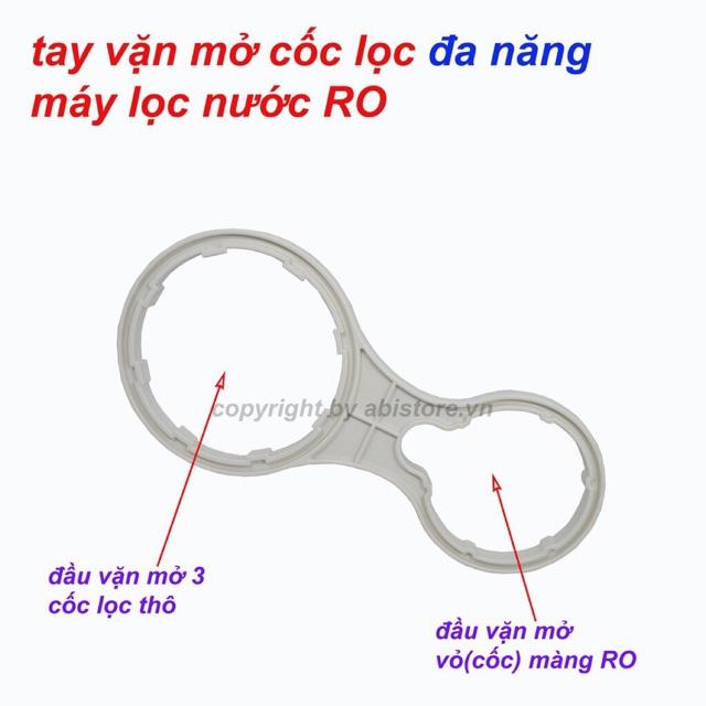 Tay vặn cốc lọc nước và màng lọc ro đa năng