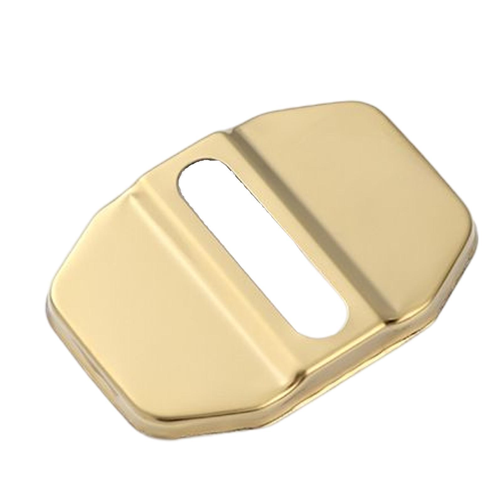 4  Door Lock Covers for    Stainless Black