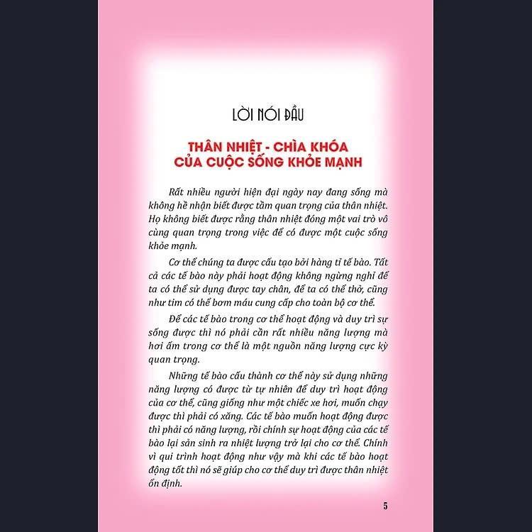 Sách - Thân Nhiệt Quyết Định Sinh Lão Bệnh Tử - Nguyễn Văn Nam &amp; Nguyễn Thị Bích Hồng - VIETNAMBOOK