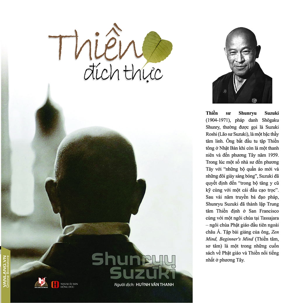 Thiền Đích Thực - Shunryu Suzuki - Vanlangbooks