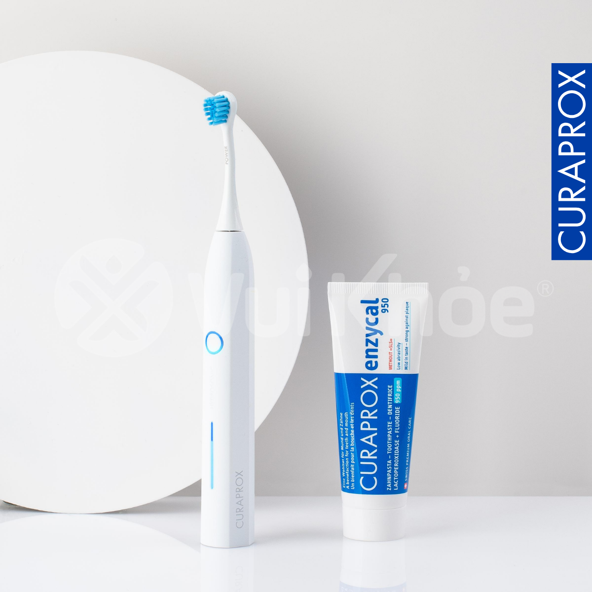 CURAPROX Kem Đánh Răng Enzycal 950 ngừa sâu răng | Fluoride 950 ppm