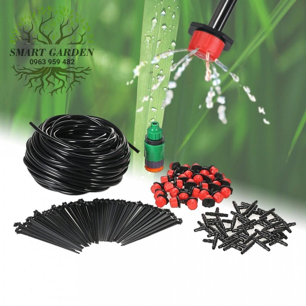 Hệ thống tưới nhỏ giọt 20 chậu và đầy đủ phụ kiện