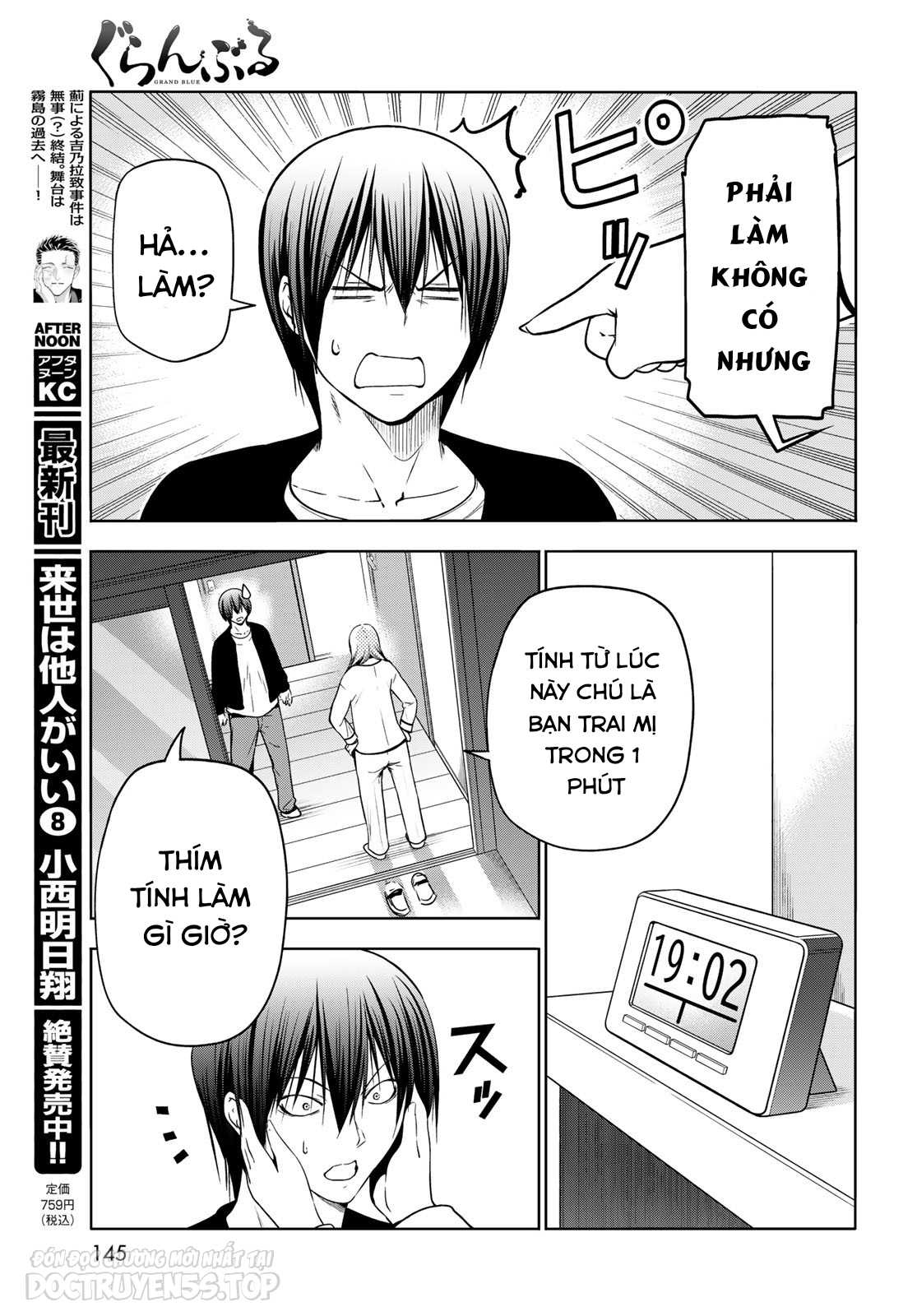 cô gái thích lặn - grand blue chapter 89 45