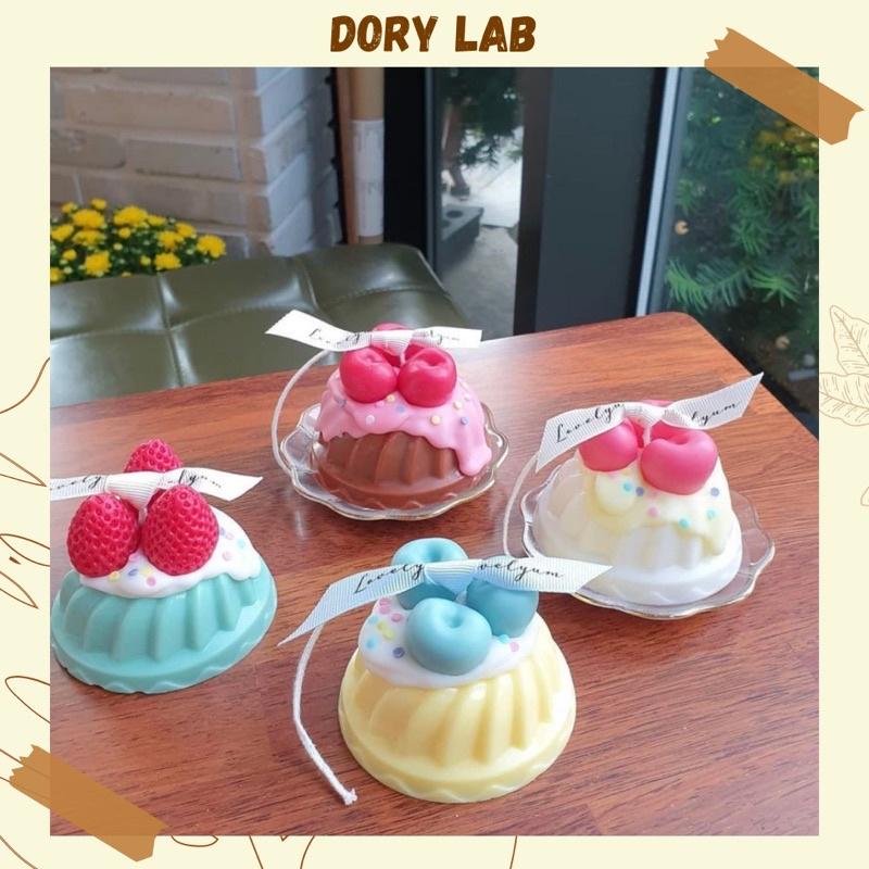 Nến Thơm Handmade Bánh Trái Cây Màu Sắc , Phụ Kiện Decor, Quà Tặng - Dory Lab